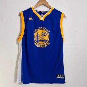 Adidas Golden State Warriors Stephen‎ Curry 30 Jersey Blue XL